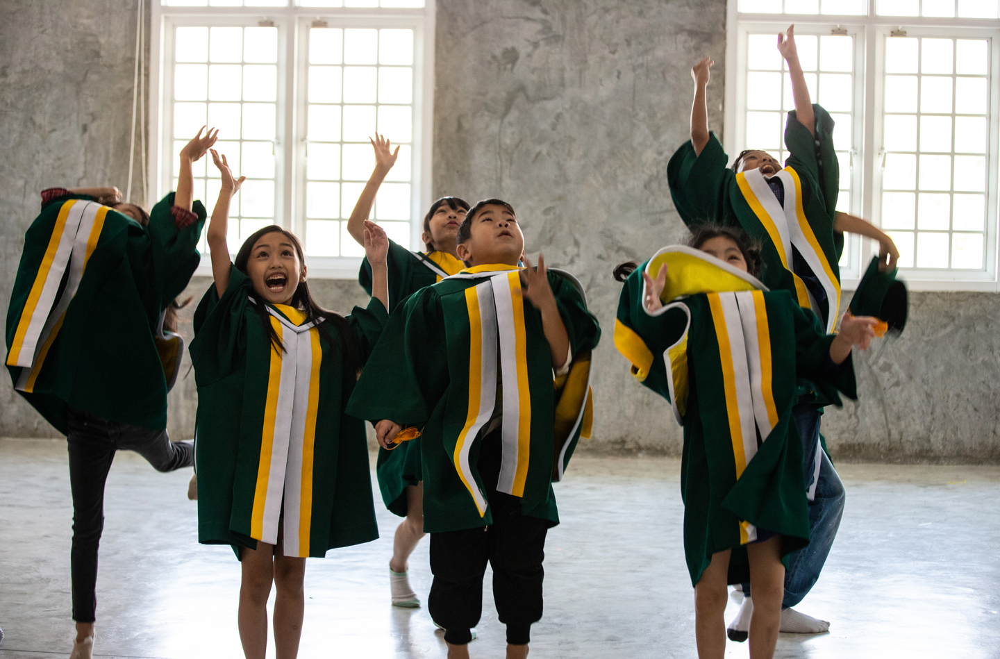 Elementary School Child Graduates