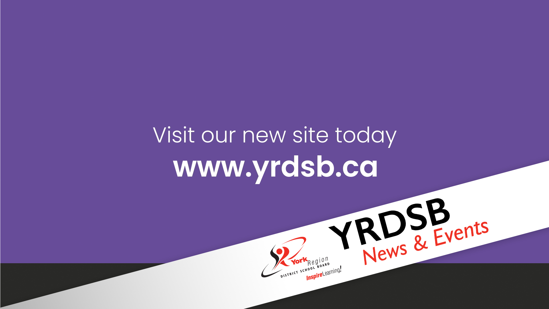 new website slide