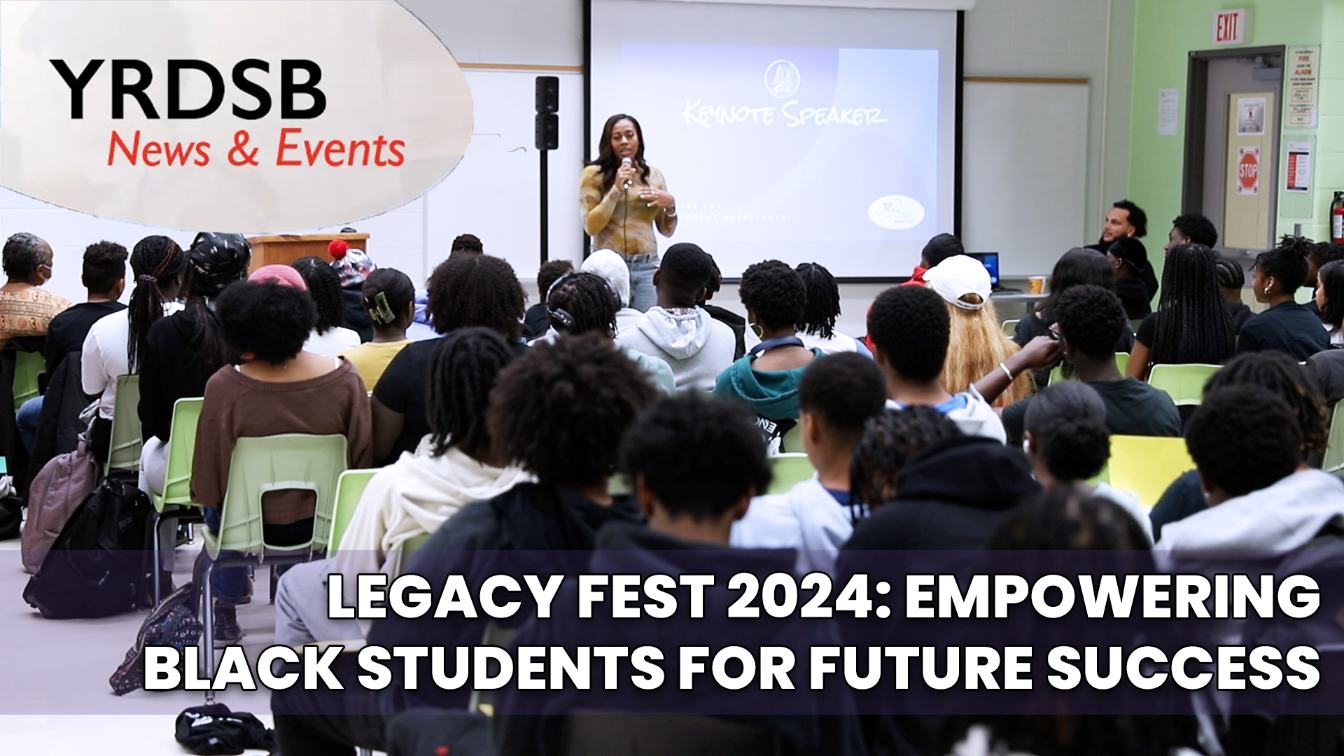 YRDSB news and events - Legacy fest 2024: Empowering black students for future success