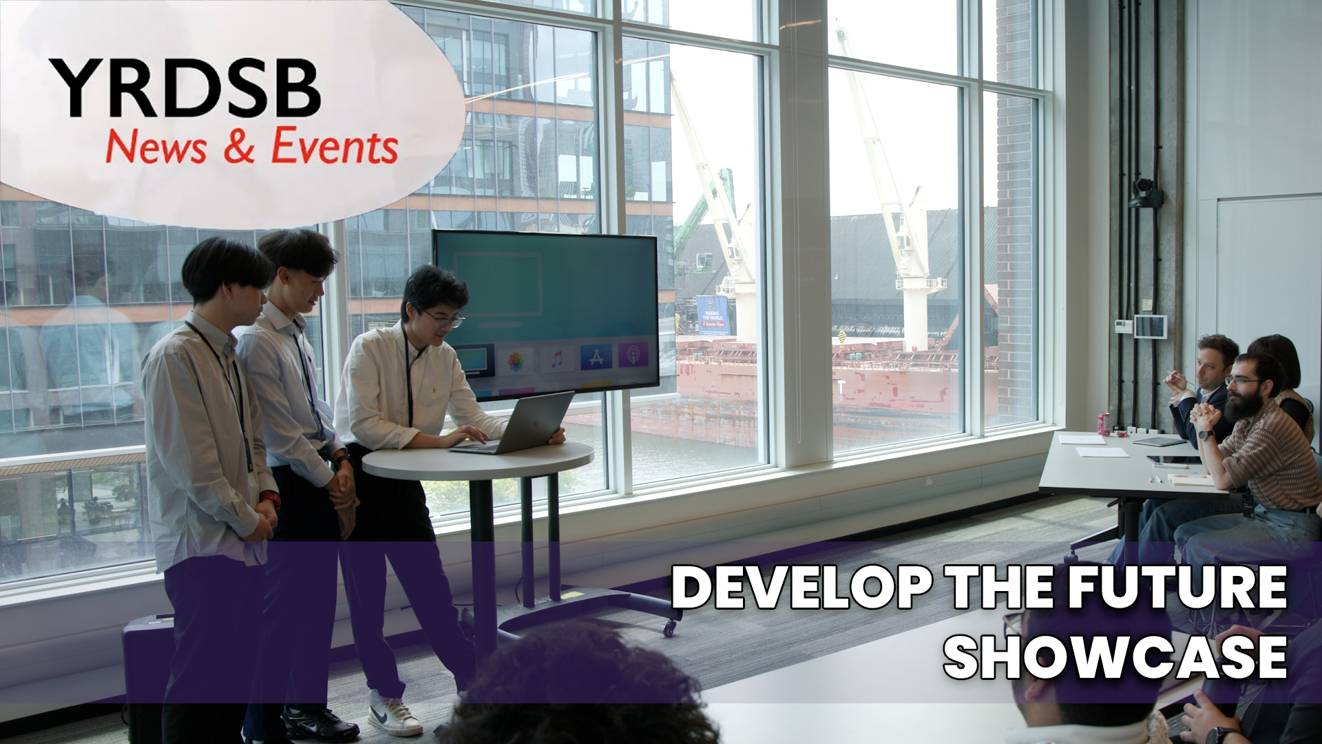 Students Showcase their Apps at Develop the Future Event