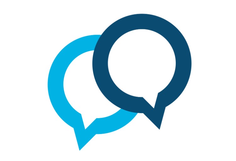 graphic of two speech bubbles