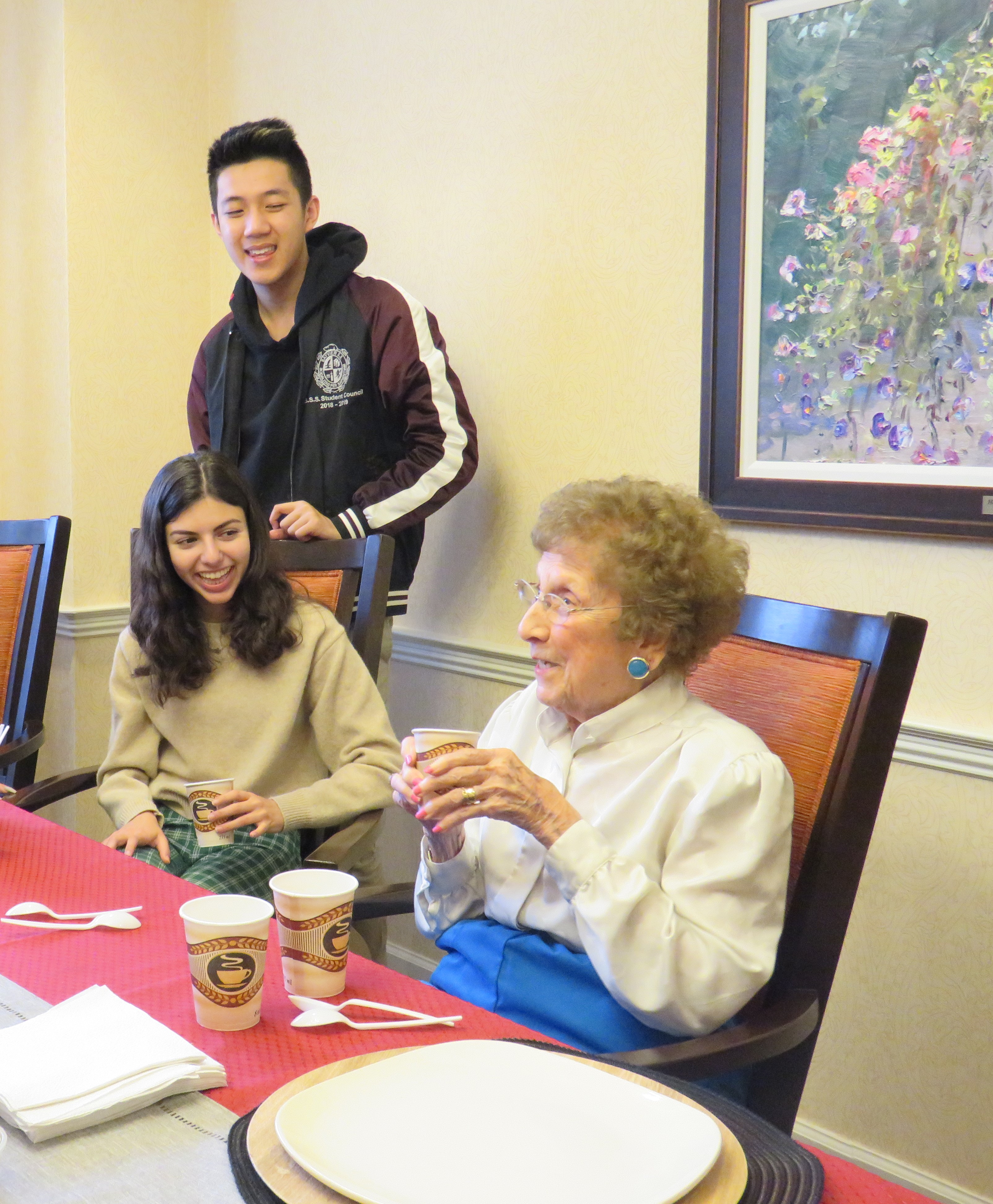 Bayview SS students at seniors living residence
