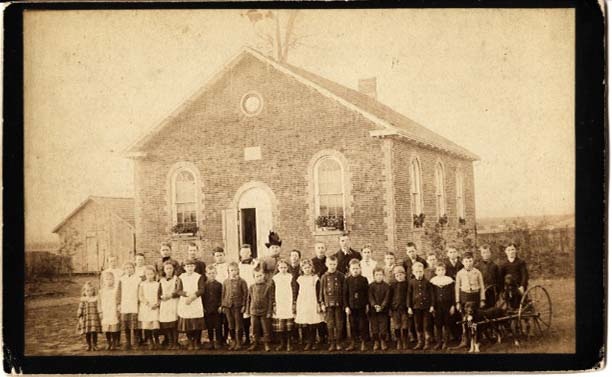 Buttonville School Class Portrait 1883