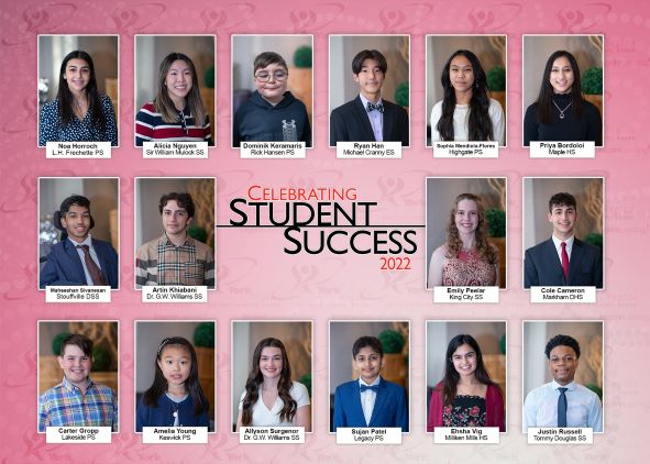 2022 Celebrating Student Success students