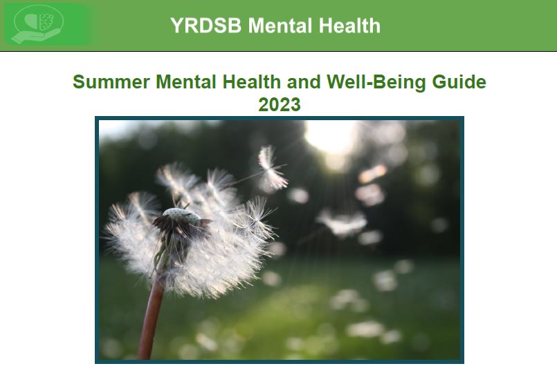 Summer Mental Health and Well-Being Guide 2023