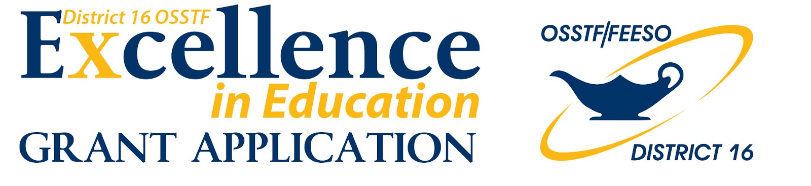 District 16 OSSTF Excellence in Education Grant Application logo