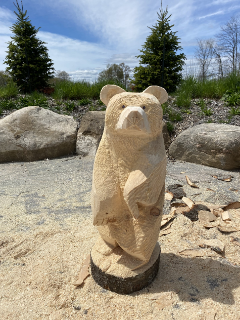 Bear statue