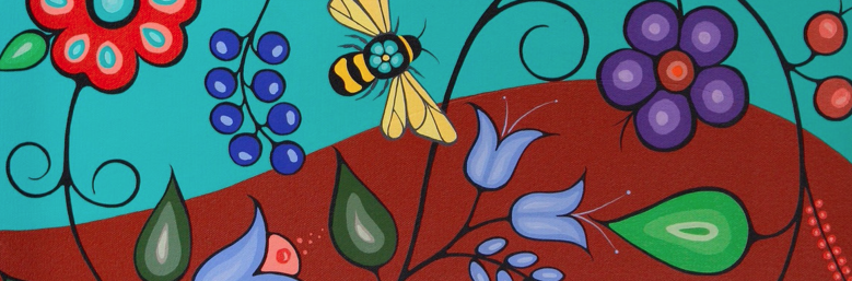 Artist Lauri Hoeg print called Waabang-Tomorrow