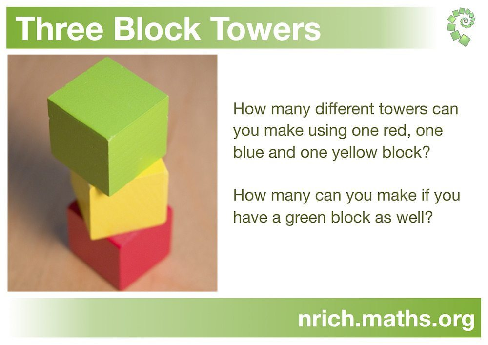 Three block towers
