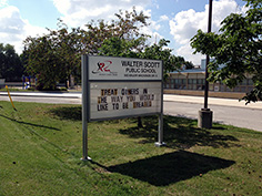 Walter Scott P.S. school building