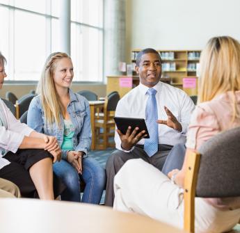Parent, student and staff interview