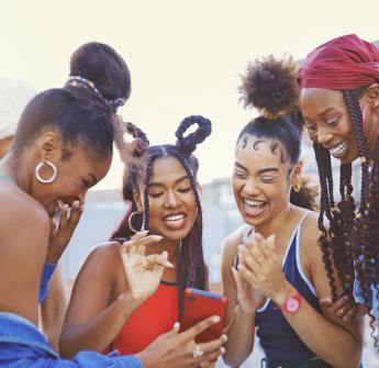 Group of black females