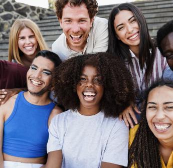group of highschool students