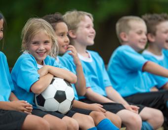 Students on soccer team