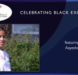 Aayesha on Celebrating Black Excellence card