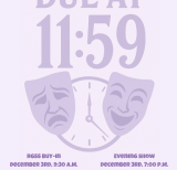 Due at 11:59 poster - RGSS buy-in December 3rd 9:30 a.m. five dollars per person. Evening show December 3rd 7:00 p.m. Fifteen dollars per person. Tickets on School Cash Online.