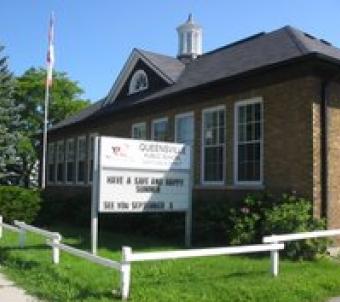 Queensville P.S. school building